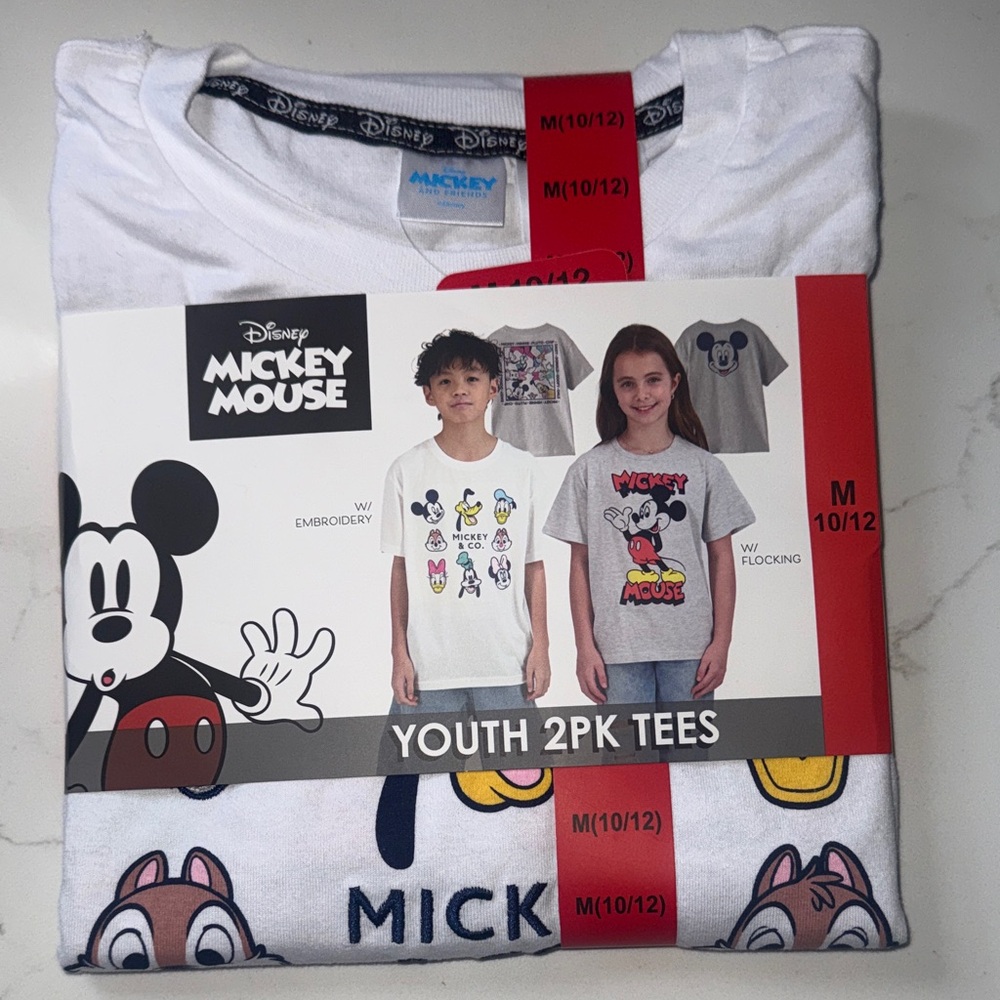 NWT (2) Mickey T-Shirts